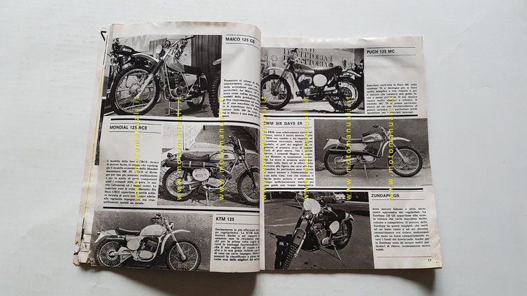 Moto Sport n. 22 1974 rivista Guida scelta 125 fuoristrada …