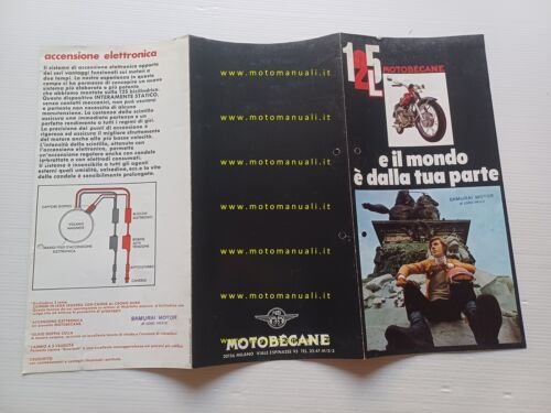 Motobecane 125 L 1972 depliant italiano originale