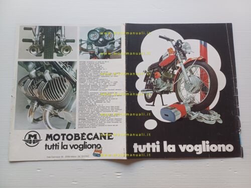 Motobecane 125 LT 1973 depliant italiano originale