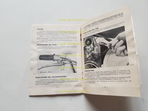 Motobecane 50 Supermoby-Mobylette 1974 manuale uso manutenzione originale