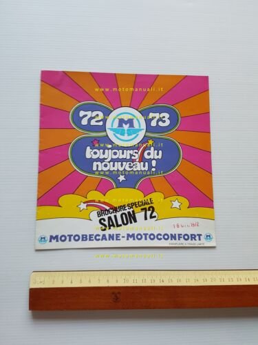 Motobecane catalogo produzione modelli 1972-73 francese originale