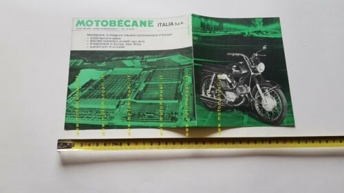 Motobecane D 125 1970 depliant originale moto ITALIANO brochure