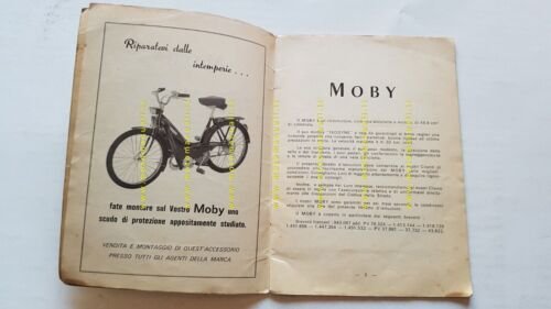 Motobecane Moby 50 1968 manuale uso manutenzione ITALIANO originale