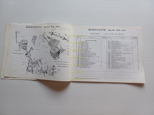Motobecane MOBYLETTE 50 L - VS - VL 1972 catalogo …