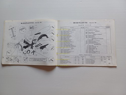 Motobecane MOBYLETTE 50 L - VS - VL 1972 catalogo …