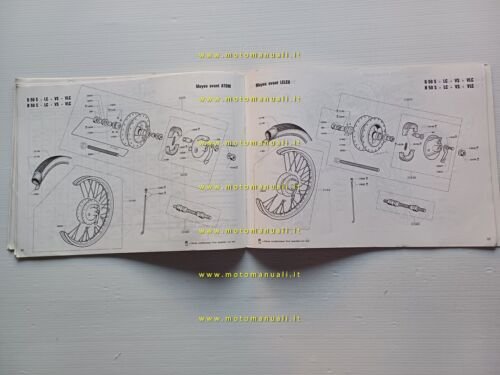 Motobecane Mobylette G50 - H50 1974 catalogo ricambi originale spare …