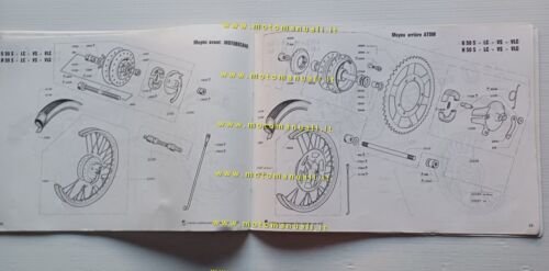 Motobecane Mobylette G50 - H50 1974 catalogo ricambi originale spare …