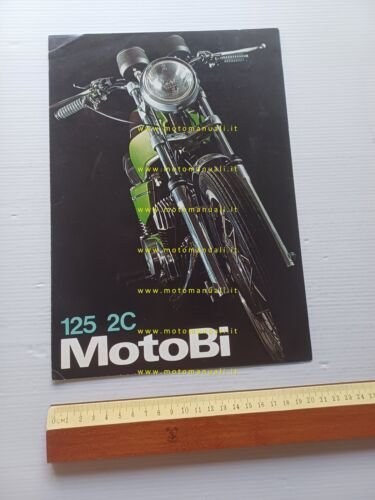 Motobi 125 2C accensione puntine depliant italiano originale