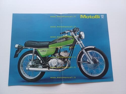 Motobi 125 2C accensione puntine depliant italiano originale