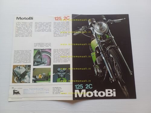 Motobi 125 2C accensione puntine depliant italiano originale