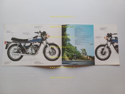 Motobi 125 2C SE anni 70 depliant italiano originale