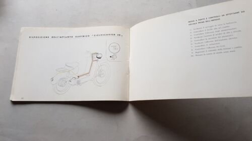Motobi 125-98-50 Scooter 2T anni '60 manuale officina originale workshop …