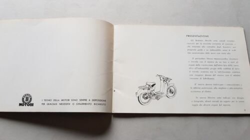Motobi 125-98-50 Scooter 2T anni '60 manuale officina originale workshop …