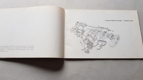 Motobi 125-98-50 Scooter 2T anni '60 manuale officina originale workshop …