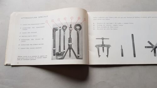Motobi 125-98-50 Scooter 2T anni '60 manuale officina originale workshop …