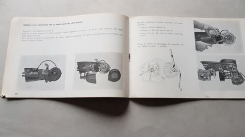 Motobi 125-98-50 Scooter 2T anni '60 manuale officina originale workshop …