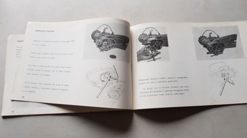 Motobi 125-98-50 Scooter 2T anni '60 manuale officina originale workshop …