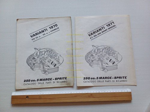MOTOBI 250-125 Sport Special VARIANTI catalogo ricambi modelli 1970-71 originali