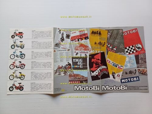 Motobi 250 2c Caf Racer prototipo - produzione 1976 depliant …