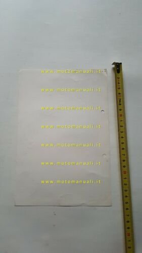 Motobi 250 Sport Special 1968 depliant originale moto italiano brochure