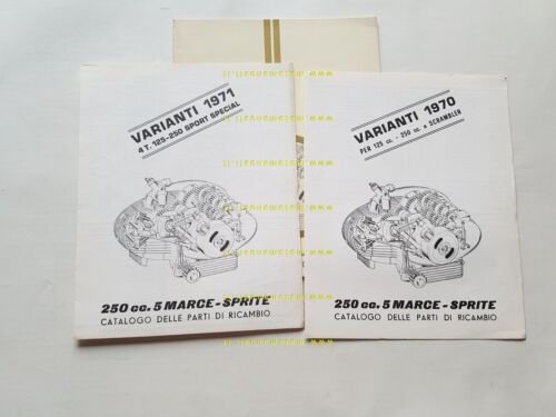 Motobi 250 Sprite 5v 1968-71 catalogo ricambi ORIGINALE spare parts …