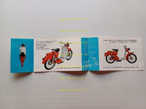 Motobi 48 Cicloscooter 1965 depliant italiano originale