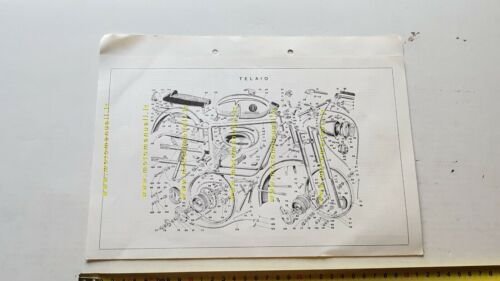 MOTOBI 48 Sport 4 Marce 1964 catalogo ricambi originale spare …