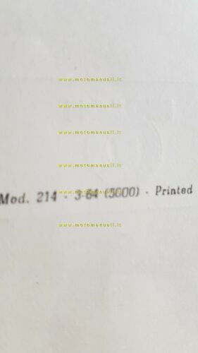 MOTOBI 48 Sport 4 Marce 1964 catalogo ricambi originale spare …