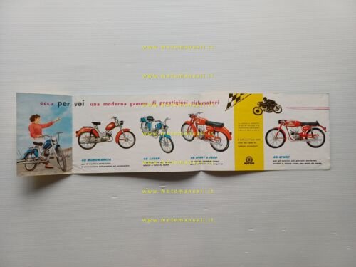 Motobi 48 Sport Lusso - Sport - Lusso 1963 depliant …