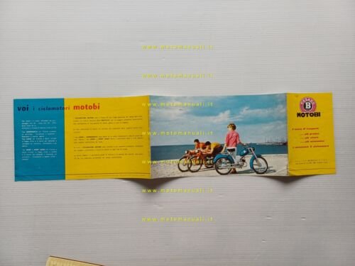 Motobi 48 Sport Lusso - Sport - Lusso 1963 depliant …
