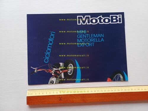 Motobi 50 Mini Gentleman Motorella Export 1971 depliant italiano originale