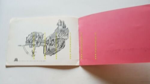 Motobi 75 Scooter 1961 catalogo ricambi originale spare parts catalogue