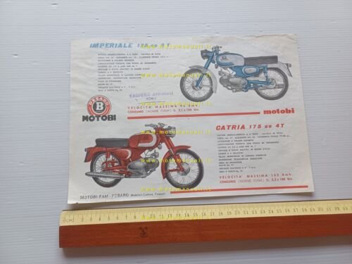 Motobi Catria-Catria Scooter 175 - Imperiale-Ardizio 125 depliant originale