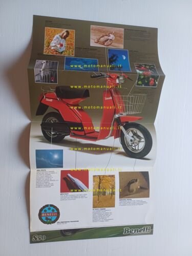 Motobi S 50 Scooter depliant italiano originale