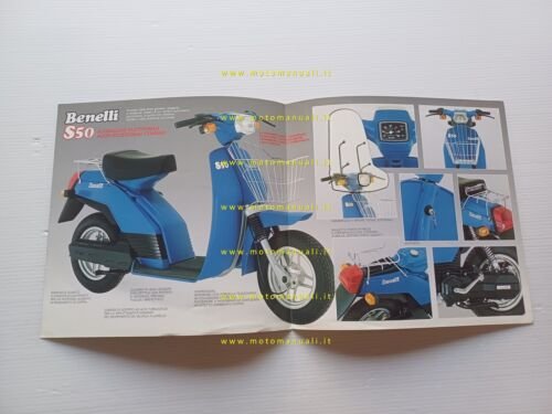 Motobi S 50 Scooter depliant italiano originale