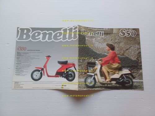 Motobi S 50 Scooter depliant italiano originale