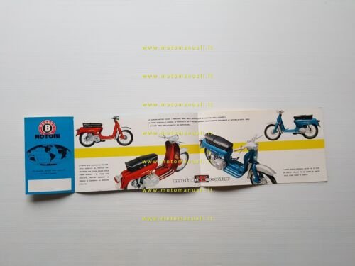 MOTOBI Scooter 125 1963 depliant originale italiano