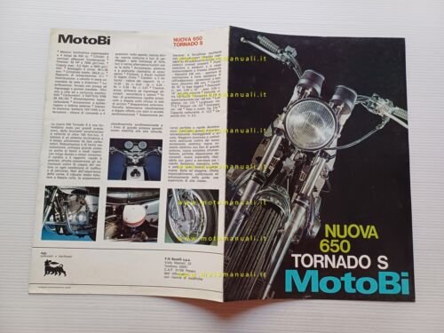 Motobi Tornado 650 S depliant italiano originale