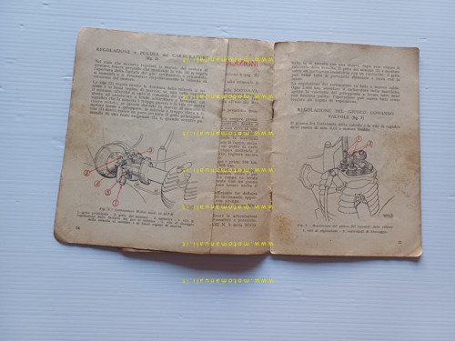 Motom 48 1953 manuale uso manutenzione libretto istruzioni originale