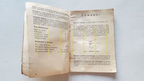 Motom 48 1969 manuale uso manutenzione libretto originale owner's manual