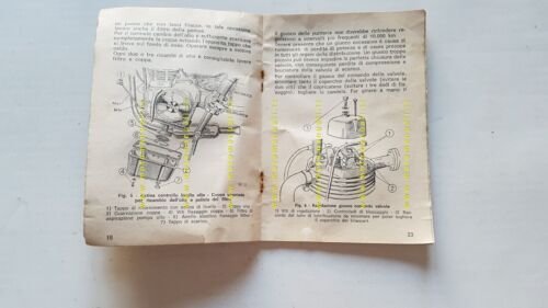 Motom 48 1969 manuale uso manutenzione libretto originale owner's manual