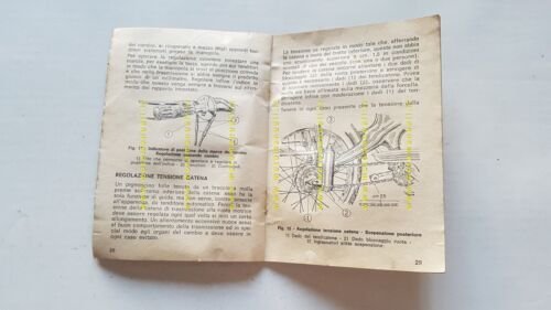 Motom 48 1969 manuale uso manutenzione libretto originale owner's manual