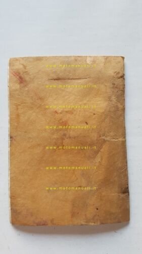 Motom 48 1969 manuale uso manutenzione libretto originale owner's manual