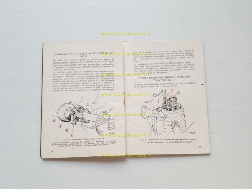 Motom 48 3a Serie 1951 manuale uso manutenzione libretto istruzioni …