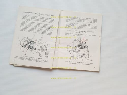 Motom 48 3a Serie 1951 manuale uso manutenzione libretto istruzioni …