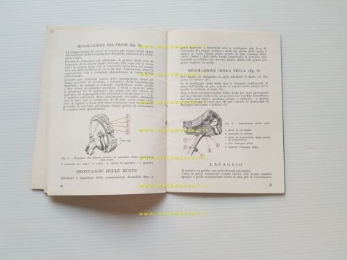 Motom 48 3a Serie 1951 manuale uso manutenzione libretto istruzioni …