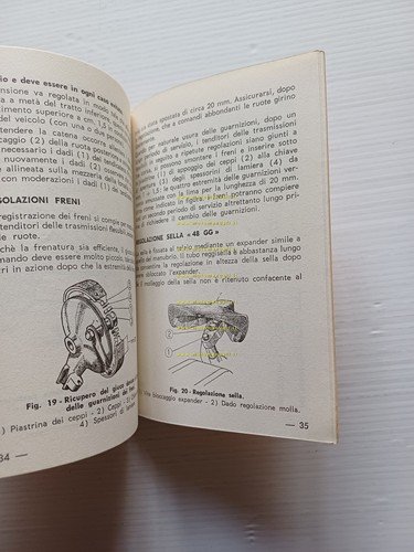 Motom 48 GG - SS 1960 manuale uso manutenzione libretto …