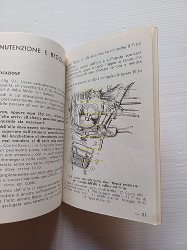 Motom 48 GG - SS 1960 manuale uso manutenzione libretto …