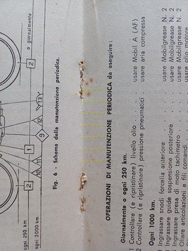 Motom 48 L 1956 manuale uso manutenzione libretto istruzioni originale …