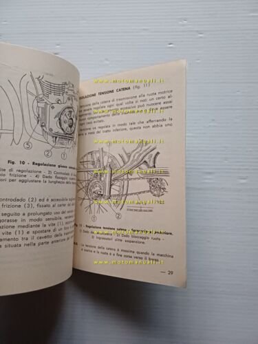 Motom 48 L 1956 manuale uso manutenzione libretto originale